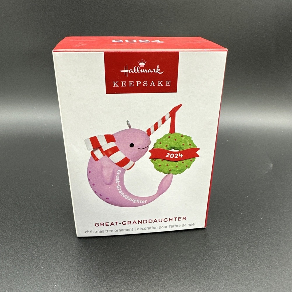 Hallmark 2024 Keepsake Ornament Great‑Granddaughter New in Box
